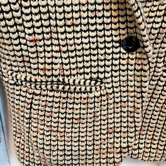 Cartonnier Anthropologie Tweed Blazer Size Large - Picture 3 of 5
